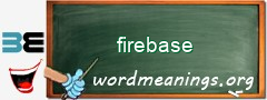 WordMeaning blackboard for firebase